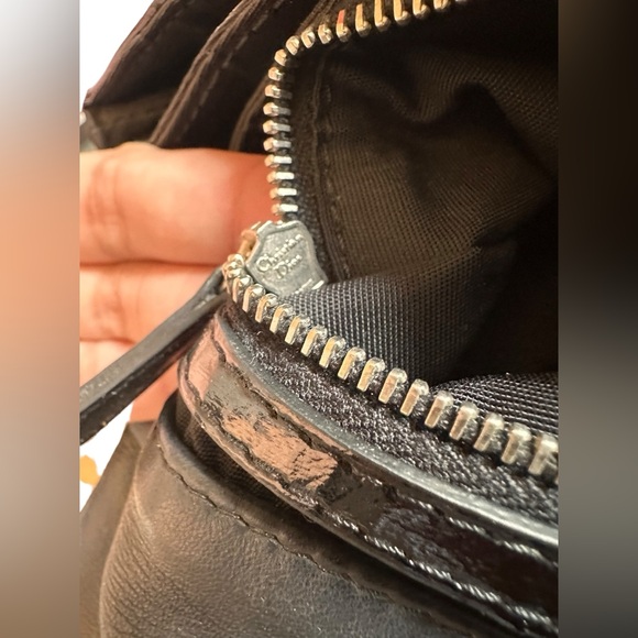 216 Preloved Christian Dior Miss Dior Cannage Patent Lambskin Leather - Picture 12 of 14